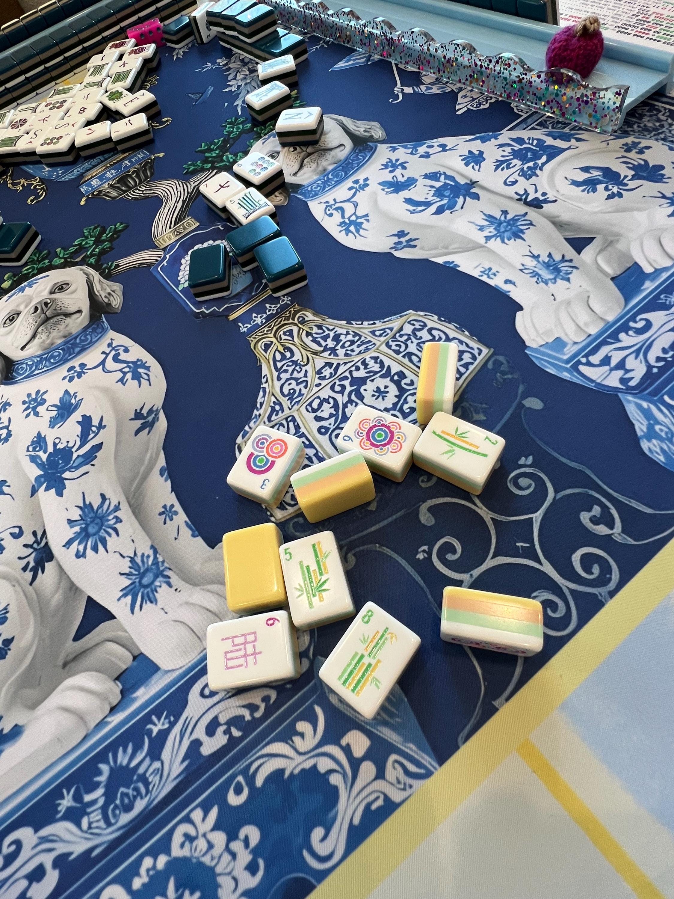 Staffordshire Chinoiserie Mahjong Mat PRESALE