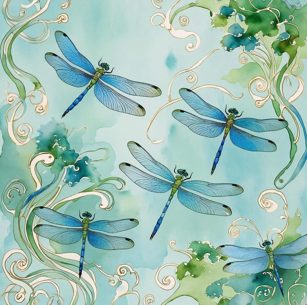 Dragonflies in Blue PRESALE