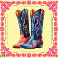 Crazy Cowboy Boots Mahjong Mat SALE Code: MERRY20