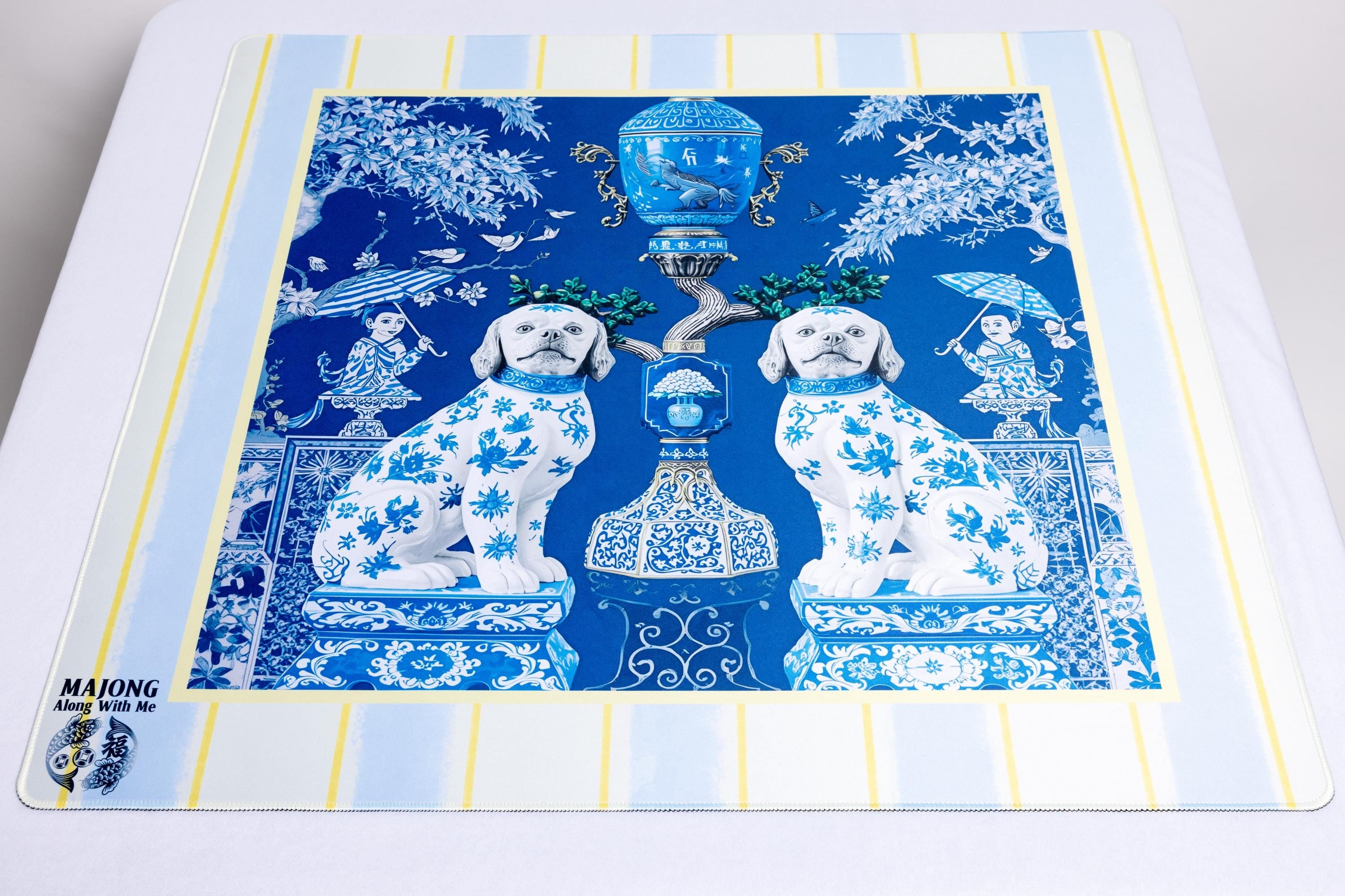 Staffordshire Chinoiserie Mahjong Mat PRESALE
