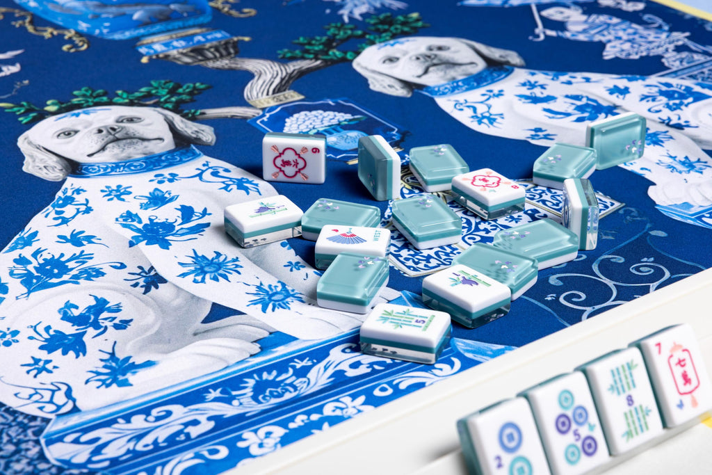 Staffordshire Chinoiserie Mahjong Mat PRESALE