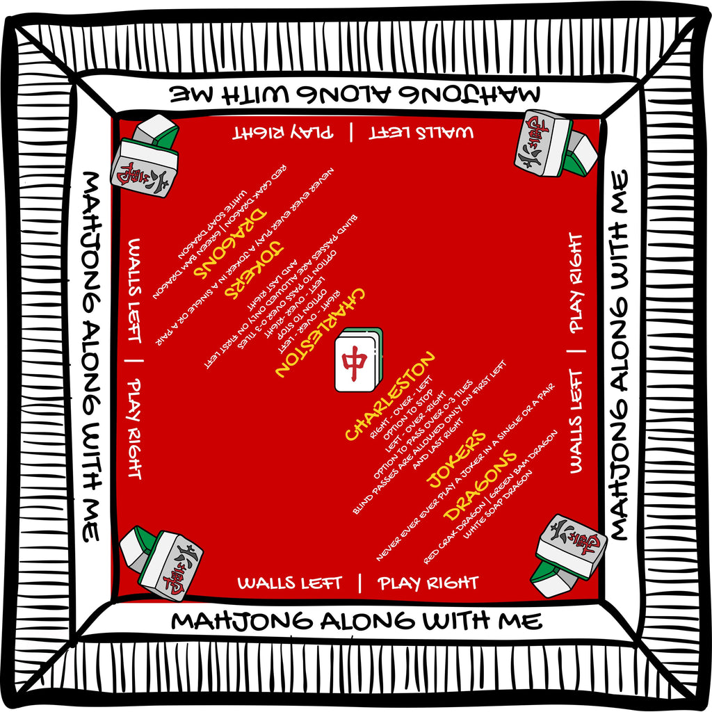 Instructional Basics Mahjong Mat PRESALE