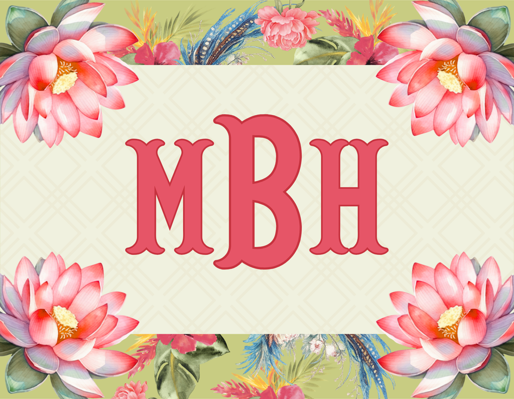 NMJL Standard Personalized Card Cover Sticker