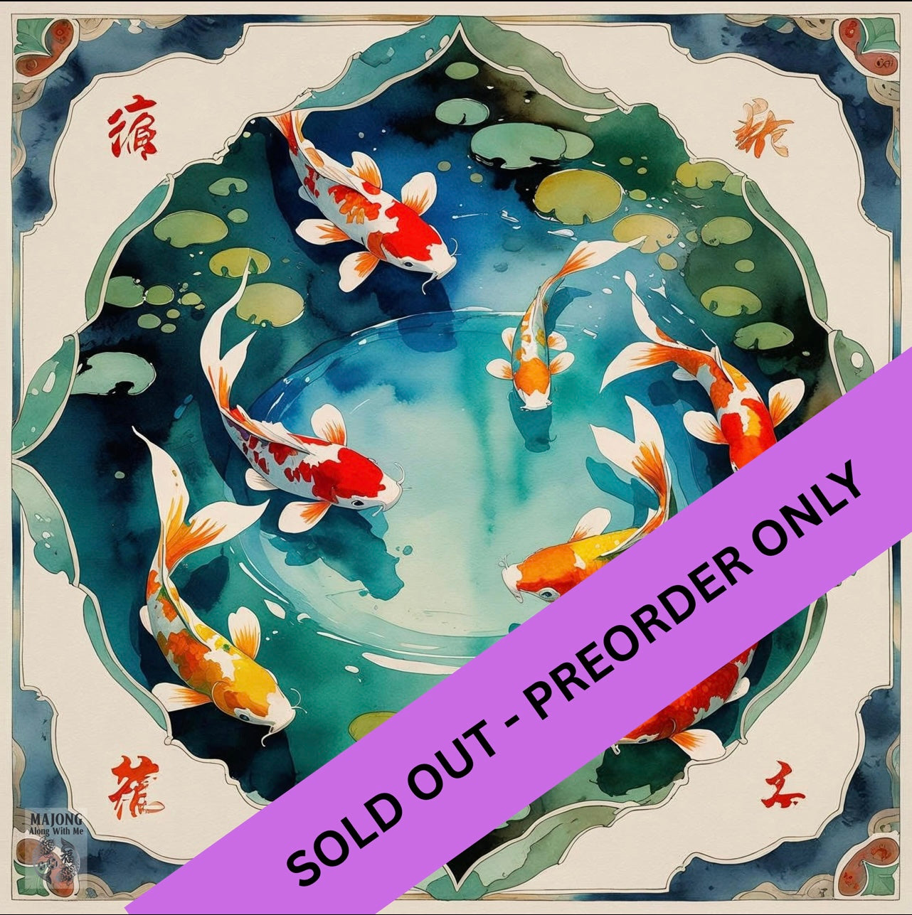 Koi Mahjong Mat