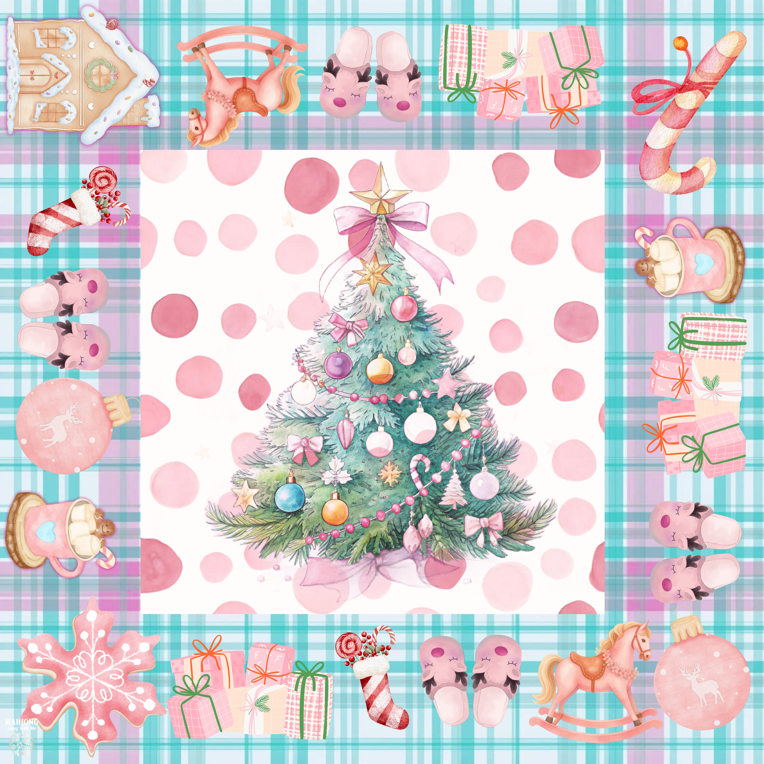 Christmas in Cotton Candy Colors PREORDER