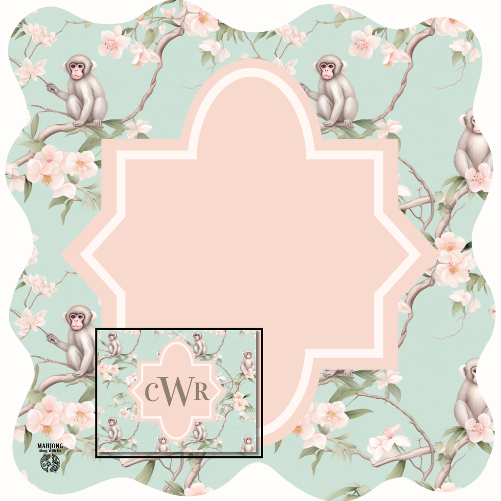 NMJL Large Personalized Card Cover Sticker