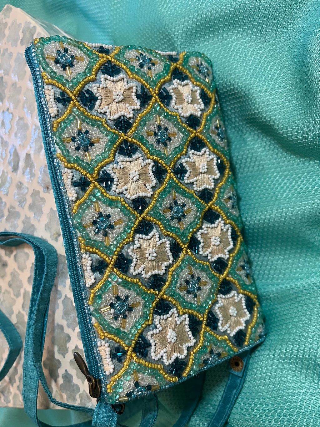 Teal club bag