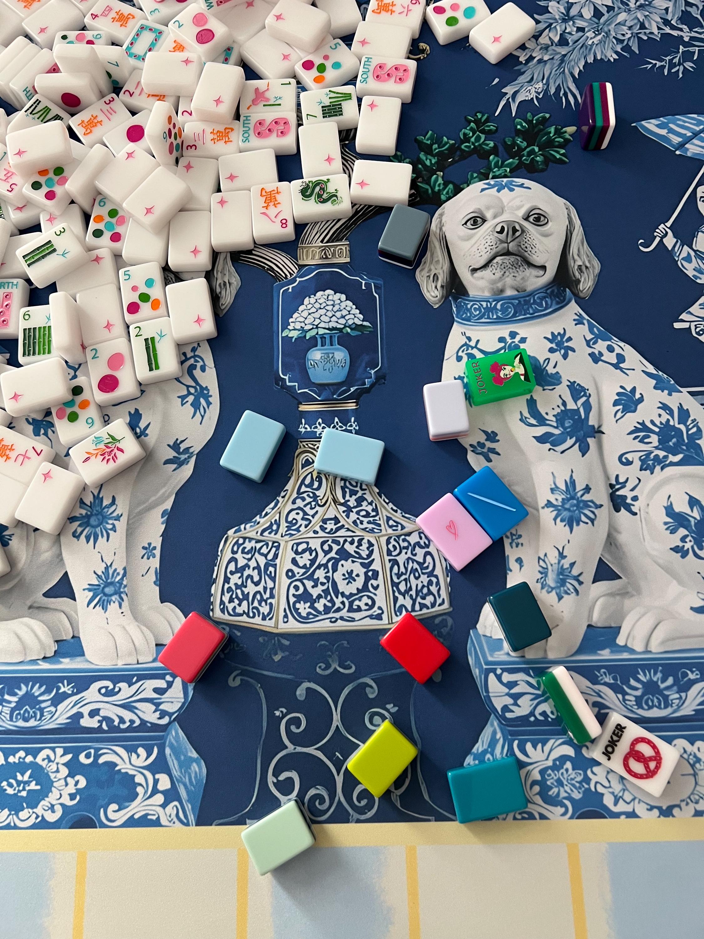 Staffordshire Chinoiserie Mahjong Mat PRESALE