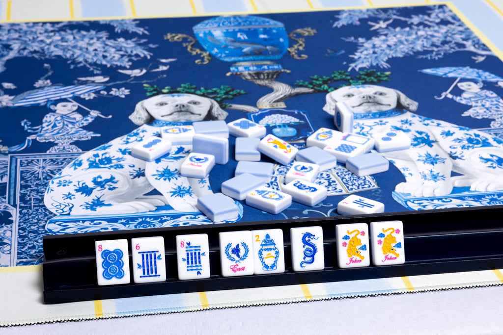 Staffordshire Chinoiserie Mahjong Mat PRESALE